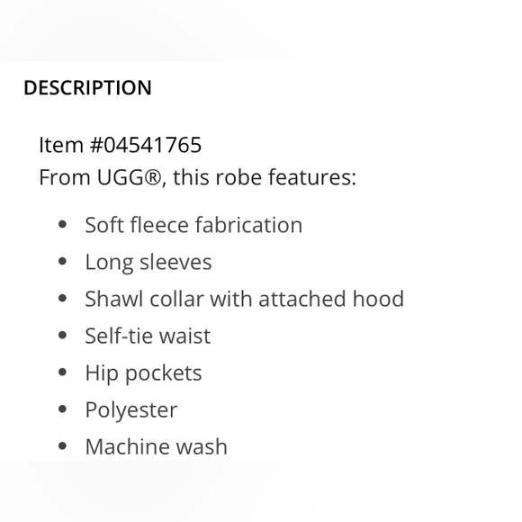 UGG Miranda Fleece Lined Robe - Picture 11 of 13